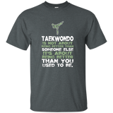 Taekwondo shirt - TAEKWONDO NOT TO BETTER THAN SOMEONE_Black