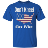 Don't Kneel On Me American Flag T-shirt_black