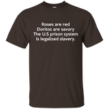 Roses Are Red Doritos Are Savory The U.S Prison T Shirt_Black