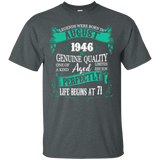 Legends Were Born In August 1946 T-shirt 71st Birthday Gift