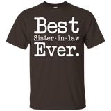 Women's Sister-in-law Gift - Best Sister-in-law Ever Shirt_Black