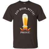 Octoberfest T Shirt - Ein Bier Bitte Prost! Cheers! for Man_Black