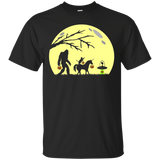 Trick Or Treat Halloween Silhouette T Shirt_black=