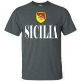 SICILIA T-shirt Sicilian Flag Sicily Italian Tee Italy Pride_Black