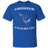 Patriotic Eagle American Shirt Pennsylvania Tshirt USA Pride_Black