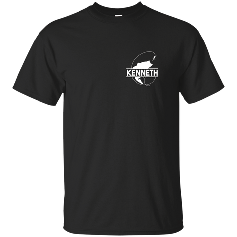 Kenneth Fishing Name Pocket T-shirt First Name Monogram_black=