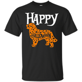 Happy Halloween T-shirt - Bernese Mountain Dog Halloween Tee_black=