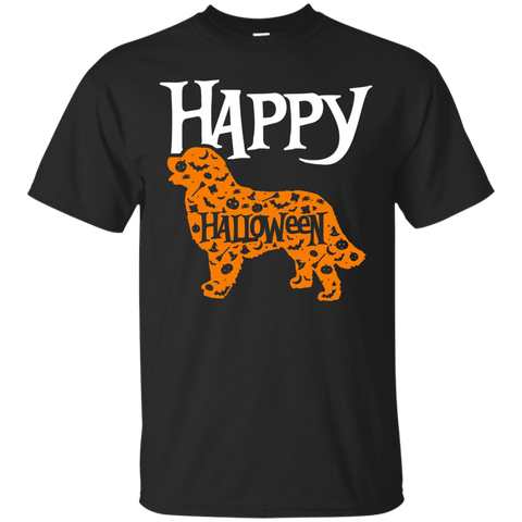 Happy Halloween T-shirt - Bernese Mountain Dog Halloween Tee_black=