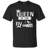 This Is How We Roll RV T-shirt Queen of Camper RV Trailer_Black