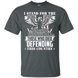 I Stand For The National Anthem Veteran T-shirt_black=