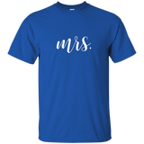 Womens Mrs. T-shirt. Tee. Shirt. Mrs Just married. MR. shirt set_Black