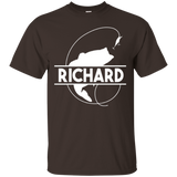 Richard Fishing Name Pocket T-shirt First Name Monogram_black=