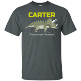 Dinosaur Personalized Name Carter Best Price Tshirt_black=