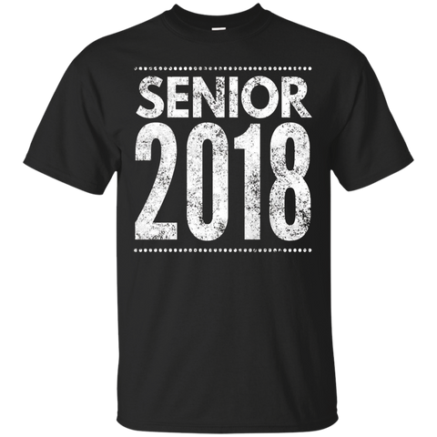 Senior Class Of 2018 T-Shirt Graduation Tee_Black