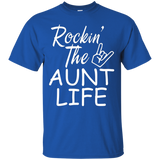 rockin the aunt life shirt_Black