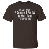 Chicken Or Egg T Shirt - Funny Which Came First Tee_black=