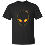 Total Solar Eclipse Alien Head Glowing Shirt_Asphalt