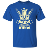 Brewmaster Shirt To Brew Or Not To Brew Homebrewing Gift Tee_black