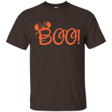 Boo Halloween T-shirt With Mouse Hat Funny T Shirt_black=