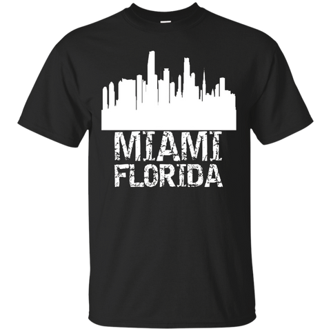 Miami Florida USA United States America City T-shirt_Black
