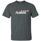 Railroad Engineer Florida Model Railroad T Shirt_Black