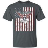 Distressed Us Air Force Proud Grandma Tee Shirt_black