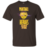 Paintball Heroes are Born in September Bday Tshirt Tee_Black
