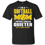 I'm A Softball Mom T Shirt, Cool Mom T Shirt, Mother T Shirt