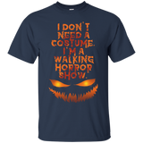 No costume. I'm a walking horror show._Black
