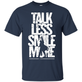 Talk Less Smile More T-Shirt Classic_Black