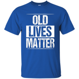 Old Lives Matter T-Shirt Men Women Elderly Seniors_Black