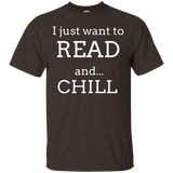 Chill Reading T Shirts. Funny Gifts Ideas For Readers._black