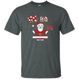 Retro Santa Ho Ho Ho Shirt, Cute Funny Christmas Gift_Black