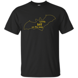 Little Bat On The Way T-shirt Bat Baby Lover_black=