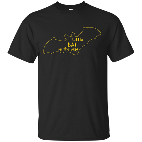 Little Bat On The Way T-shirt Bat Baby Lover_black=