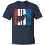 Retro RWnB Dirt Bike Silhouette T-Shirt_Black