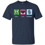 Peace Love Forensics T-Shirt_Black