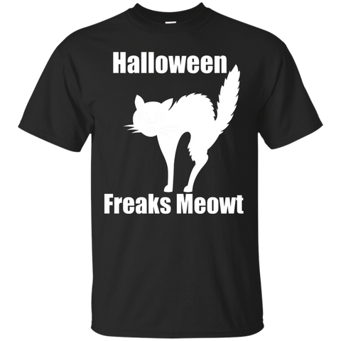 Halloween Freaks Meowt Funny Supersticious Shirt_black=