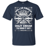 Skill enough to fix it aircraft mechanic shirt_Black