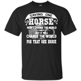 Saving One Horse Shirt_Black