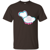Cute Modern & Unique Ocean Oyster Pearl Art T-shirt & Gift_navy