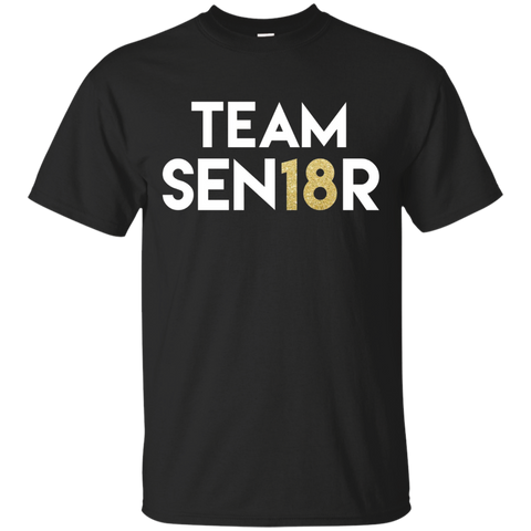 Team Senior Shirt Graduating Class of 2018 Shiney Tee_Black