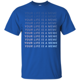 Your Life Is A Meme Aesthetic Vaporwave T-shirt Internet Tee_Black