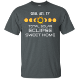 SWEET HOME OREGON Solar Eclipse Souvenir Gift T Shirt_Black