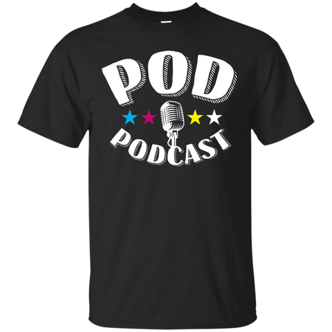 The Print On Demand Podcast T-shirt_black=