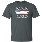 Rock 2020 President Election Political Campaign tee shirt_Black