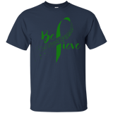 Liver Cancer Awareness - Inspirational Believe T-shirt_black=