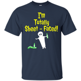 I'm Totally Sheet Faced! Halloween Beer Classic T Shirt_black=