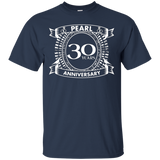 30th Thirtieth Wedding Anniversary Pearl Traditional T-shirt_black