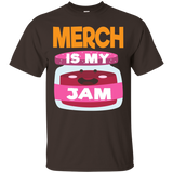 MERCH IS MY JAM Funny Merch Business T-Shirt_Black